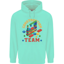 Construction Funny Building Blocks Bricks Mens 80% Cotton Hoodie Peppermint