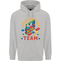 Construction Funny Building Blocks Bricks Mens 80% Cotton Hoodie Sports Grey