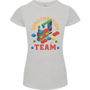 Construction Funny Building Blocks Bricks Womens Petite Cut T-Shirt Sports Grey