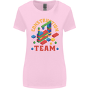 Construction Funny Building Blocks Bricks Womens Wider Cut T-Shirt Light Pink