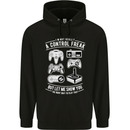 Control Freak Funny Gaming Gamer Childrens Kids Hoodie Black