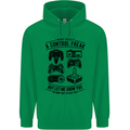 Control Freak Funny Gaming Gamer Childrens Kids Hoodie Irish Green