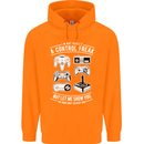 Control Freak Funny Gaming Gamer Childrens Kids Hoodie Orange