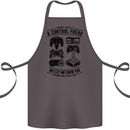 Control Freak Funny Gaming Gamer Cotton Apron 100% Organic Dark Grey