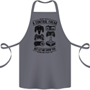 Control Freak Funny Gaming Gamer Cotton Apron 100% Organic Steel