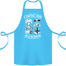 Control Freak Funny Gaming Gamer Cotton Apron 100% Organic Turquoise