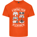 Control Freak Funny Gaming Gamer Kids T-Shirt Childrens Orange