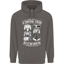 Control Freak Funny Gaming Gamer Mens 80% Cotton Hoodie Charcoal