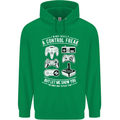 Control Freak Funny Gaming Gamer Mens 80% Cotton Hoodie Irish Green