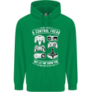 Control Freak Funny Gaming Gamer Mens 80% Cotton Hoodie Irish Green