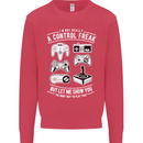 Control Freak Funny Gaming Gamer Mens Sweatshirt Jumper Heliconia