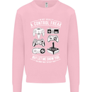Control Freak Funny Gaming Gamer Mens Sweatshirt Jumper Light Pink