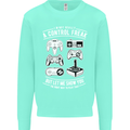 Control Freak Funny Gaming Gamer Mens Sweatshirt Jumper Peppermint