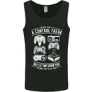 Control Freak Funny Gaming Gamer Mens Vest Tank Top Black