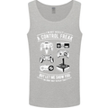 Control Freak Funny Gaming Gamer Mens Vest Tank Top Sports Grey