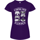 Control Freak Funny Gaming Gamer Womens Petite Cut T-Shirt Purple