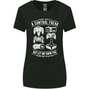 Control Freak Funny Gaming Gamer Womens Wider Cut T-Shirt Black