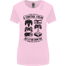 Control Freak Funny Gaming Gamer Womens Wider Cut T-Shirt Light Pink