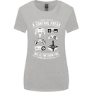 Control Freak Funny Gaming Gamer Womens Wider Cut T-Shirt Sports Grey