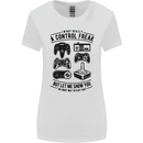 Control Freak Funny Gaming Gamer Womens Wider Cut T-Shirt White