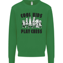 Cool Kids Play Chess Funny Game Player Kids Sweatshirt Jumper Irish Green