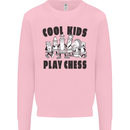 Cool Kids Play Chess Funny Game Player Kids Sweatshirt Jumper Light Pink