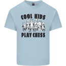 Cool Kids Play Chess Funny Game Player Kids T-Shirt Childrens Light Blue