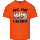 Cool Kids Play Chess Funny Game Player Kids T-Shirt Childrens Orange