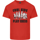 Cool Kids Play Chess Funny Game Player Kids T-Shirt Childrens Red