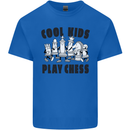 Cool Kids Play Chess Funny Game Player Kids T-Shirt Childrens Royal Blue