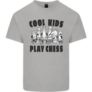 Cool Kids Play Chess Funny Game Player Kids T-Shirt Childrens Sports Grey