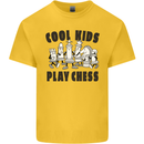 Cool Kids Play Chess Funny Game Player Kids T-Shirt Childrens Yellow
