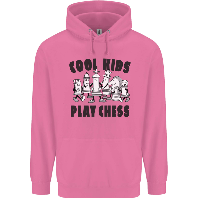 Cool Kids Play Chess Funny Game Player Mens 80% Cotton Hoodie Azelea