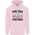 Cool Kids Play Chess Funny Game Player Mens 80% Cotton Hoodie Light Pink