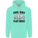 Cool Kids Play Chess Funny Game Player Mens 80% Cotton Hoodie Peppermint
