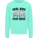 Cool Kids Play Chess Funny Game Player Mens Sweatshirt Jumper Peppermint