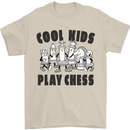 Cool Kids Play Chess Funny Game Player Mens T-Shirt Cotton Gildan Sand