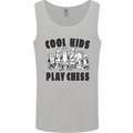 Cool Kids Play Chess Funny Game Player Mens Vest Tank Top Sports Grey