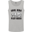 Cool Kids Play Chess Funny Game Player Mens Vest Tank Top Sports Grey