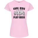 Cool Kids Play Chess Funny Game Player Womens Petite Cut T-Shirt Light Pink
