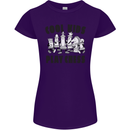 Cool Kids Play Chess Funny Game Player Womens Petite Cut T-Shirt Purple