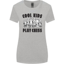 Cool Kids Play Chess Funny Game Player Womens Wider Cut T-Shirt Sports Grey