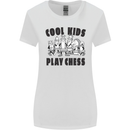 Cool Kids Play Chess Funny Game Player Womens Wider Cut T-Shirt White