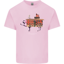 Country House Street Pig Kids T-Shirt Childrens Light Pink