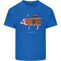 Country House Street Pig Kids T-Shirt Childrens Royal Blue