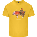Country House Street Pig Kids T-Shirt Childrens Yellow