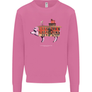 Country House Street Pig Mens Sweatshirt Jumper Azalea