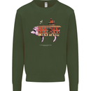 Country House Street Pig Mens Sweatshirt Jumper Forest Green