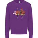 Country House Street Pig Mens Sweatshirt Jumper Purple