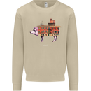 Country House Street Pig Mens Sweatshirt Jumper Sand